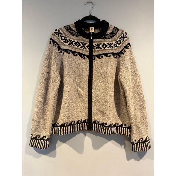 Sierra Club Fair Isle Wool Blend Zip Sweater – Size XL – NWT - Picture 1 of 5